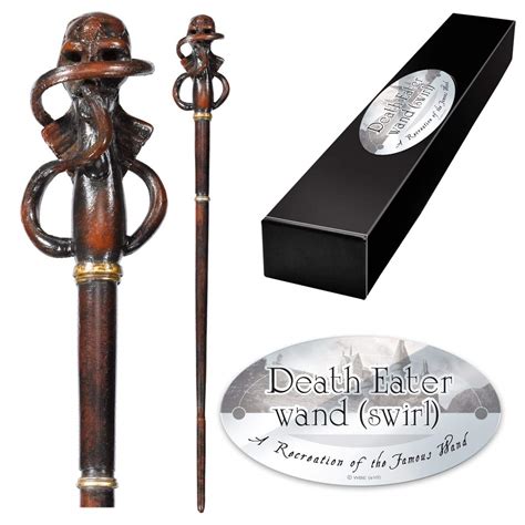 Buy The Noble Collection - Death Eater Swirl Character Wand - 14in ...