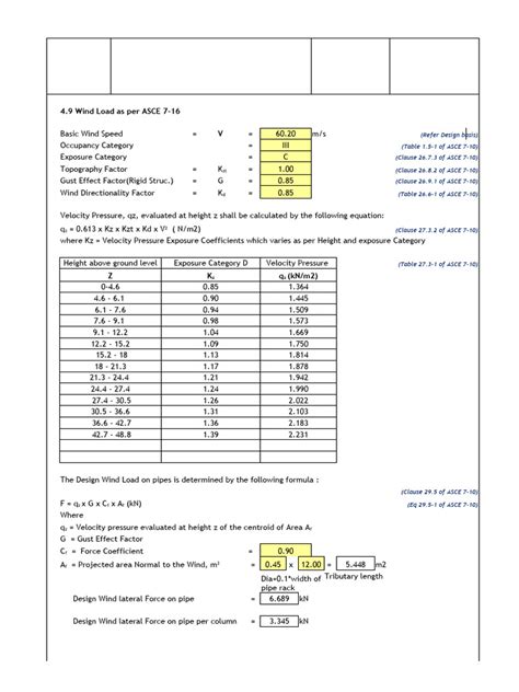 Image result for Wind Load Calculation Example PDF
