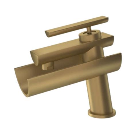 Artize Gold Matt PVD Table Mounted Regular Basin Mixer – Decure.in