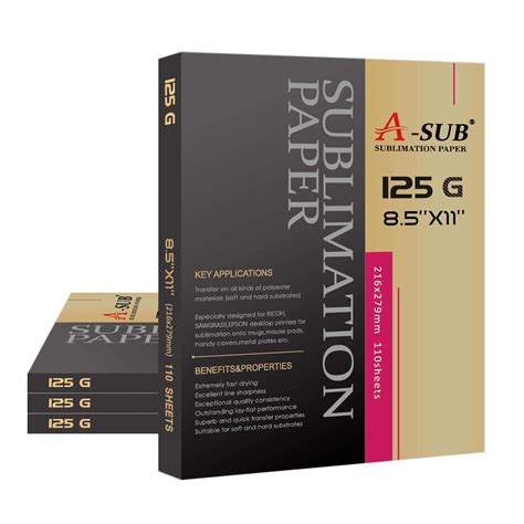 440 Sheets A-SUB Sublimation Paper 8.5 x 11 Inches | Ubuy India
