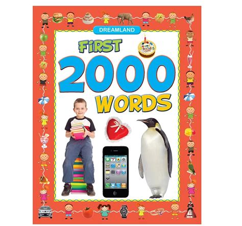 Dreamland Paper Back First 2000 Words Early Learning Book for kids 4Y ...