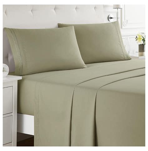 KriKac Cal King Sheets Set - 4 Piece California King Sheets, Extra Soft ...