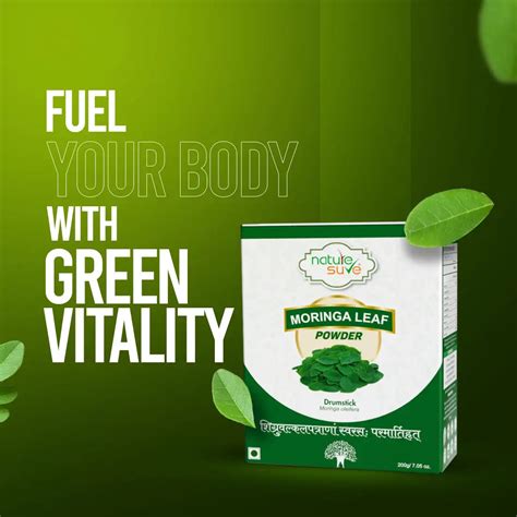 Nature Sure Moringa Leaf Atta Mix Powder for Iron and Calcium
