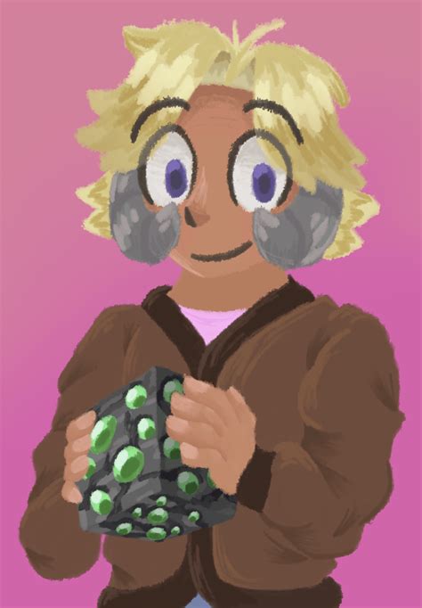 Zedaph doodle, he has his deepslate emerald ore : r/HermitCraft