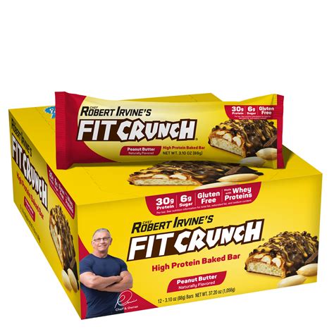 Robert Irvine's Fit Crunch Whey Protein Baked Bar