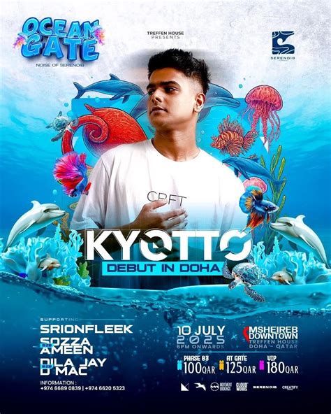 OCEAN GATE ?KYOTTO DEBUT IN DOHA ???, Treffen House, Doha, 10 July 2025 ...