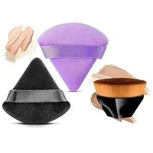 Prosopyare Powder Triangle Makeup Puff for Face, Powder Puffs for Loose ...