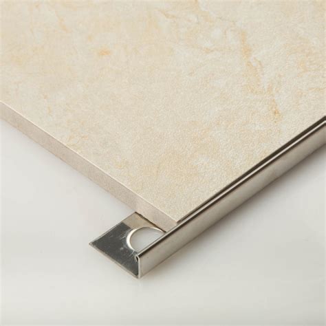 metal ceramic tile trim edge finishing strip - echotiletrim