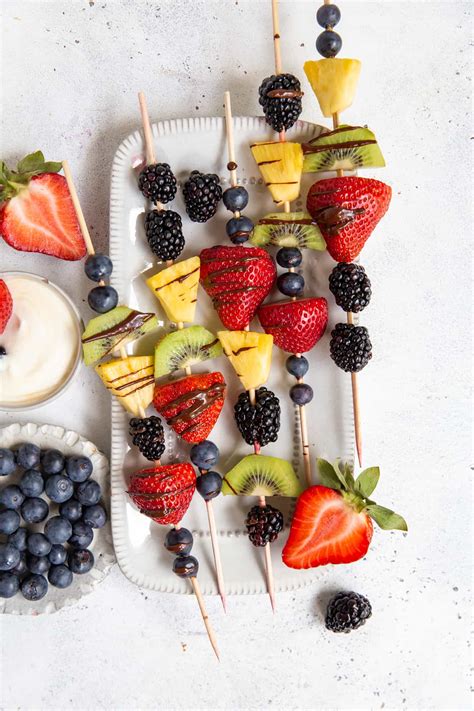 Fall Fruit Skewers Rainbow Breakfast Skewers Recipe How To Make
