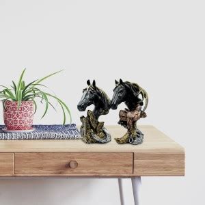 Puja N Pujari Horse Head Statue Showpiece Figurine for Living Room ...