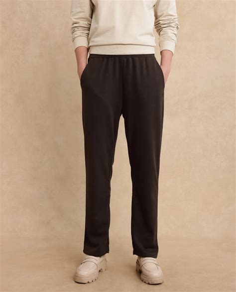 Rareism Women's Trunky Brown Cotton Blend Plain Ankle Length Straight