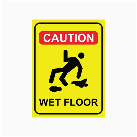 CAUTION SIGN - WET FLOOR SIGN – Get signs