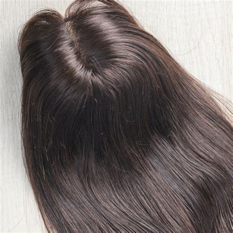 Lace Topper Hair Extensions | Backcombed Hair Topper- Crown Area For ...