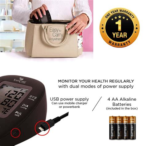 Buy EASYCARE (GERMAN TECH.) DIGITAL BLOOD PRESSURE MONITOR Online & Get ...