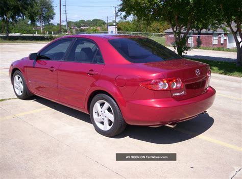 2003 Mazda 6 Texas Car Red Fire Metallic, V6,