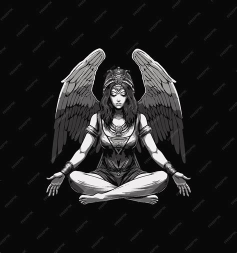 Premium Vector | Greek mythology woman illustration t shirt design