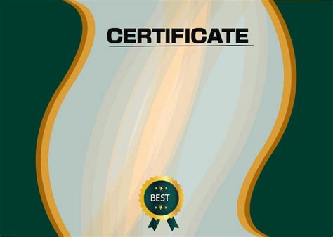 New certificate vector design | Premium PSD
