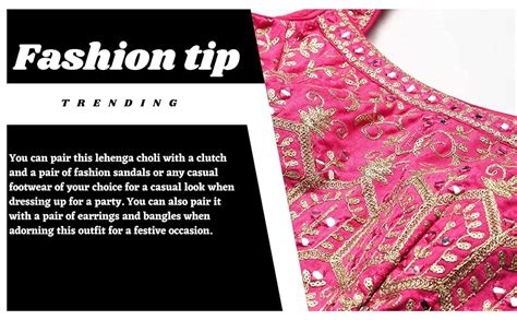 TRENDMALLS Women's Satin Embroidery Work Lehenga Choli With Dupatta ...