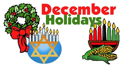 clip art december holidays - Clip Art Library