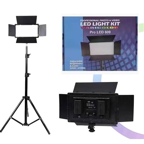 GIFTMAX Professional Rechargeable Pro LED 600 50W Panel Light ...