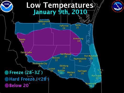 Hard Freezes affect Rio Grande Valley and Deep South Texas January 9th ...