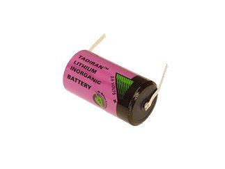 TADIRAN TL-5920/T 3.6 V, 8.5 Ah, C Size Lithium Battery w/Solder Tabs ...