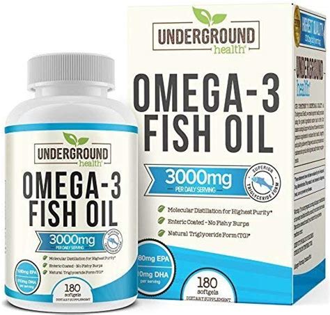 Buy Premium Omega 3 Fish Oil - Quadruple Strength Triglyceride Form ...