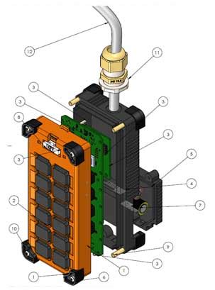 Push Button Pendant Manufacturer for EOT Cranes and Hoists.