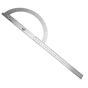 Protractor Ruler, Portable Angle Finder, 0-180 Degree for Woodworking ...