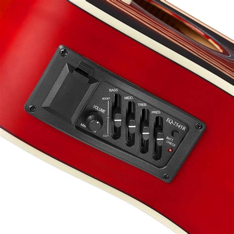 Buy Ashthorpe Full-Size Dreadnought Acoustic Electric Guitar Package ...