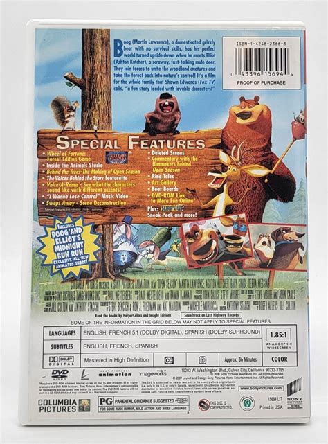 Open Season | DVD | Widescreen Special Edition - Steady Bunny Shop
