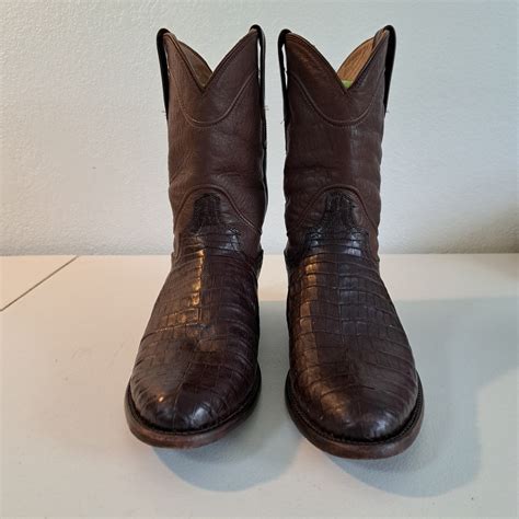 TECOVAS BOOT THE COLE CAIMAN LEATHER MAHOGANY MENS S… - Gem