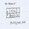 4x-5y+16=0 and 2x+y-6=0Solve the following system of equations ...