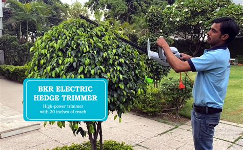Halte - BKR® HTE-600 Electric Hedge Trimmer The Ultimate Gardening Tool ...