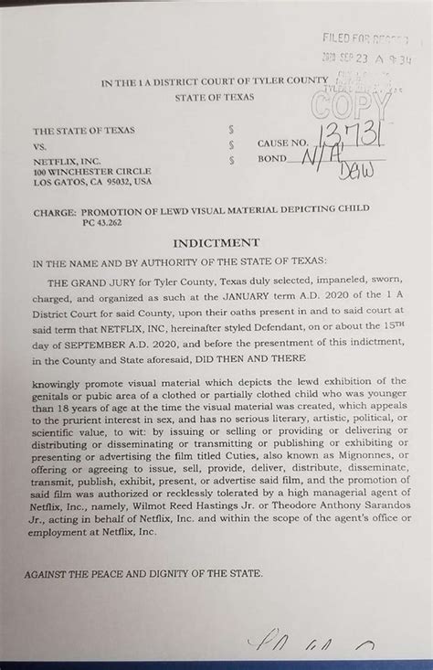 Indictment of Netflix Under Texas Child Pornography Law Probably Won't ...