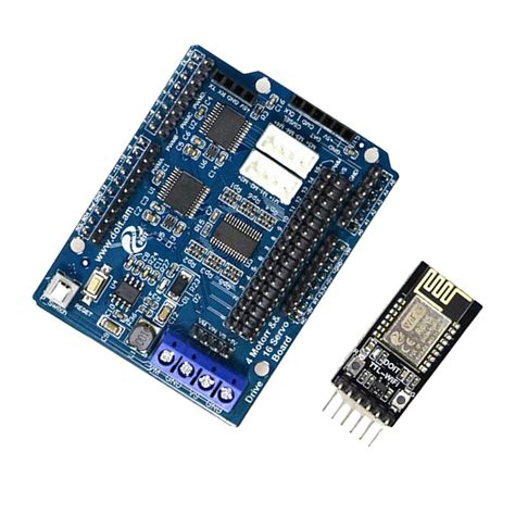 2/4 DC Motor 16-Way Servo Drive Board Arduino Motor Drive Board+WiFi M ...