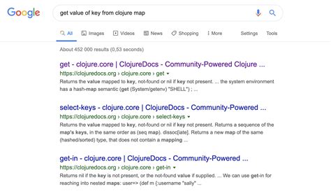 Image result for Clojure Map Example