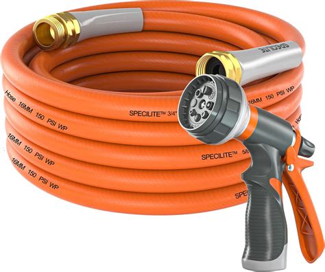 Amazon.com: SPECILITE 3/4 in x 25 ft Garden Hose, Flexible and ...