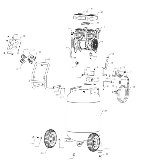 Dewalt Air Compressor Parts Diagram and Breakdown