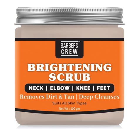 Buy Barbers Crew Premium Neck-Elbow & Knee-Feet Brightening Scrub For ...