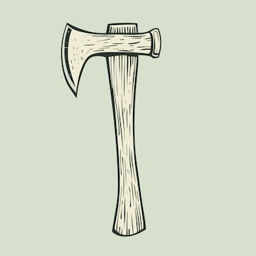 Axe flat icon for web simple axe or lumberjack sign vector design ...