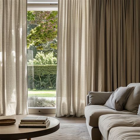 Neutral made to measure curtains | Luxury linen curtains, Living room ...