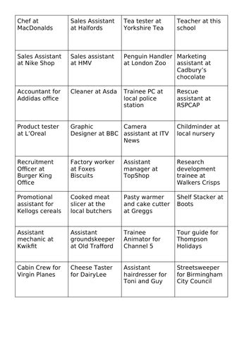 Interview Subheading Worksheet 的图像结果