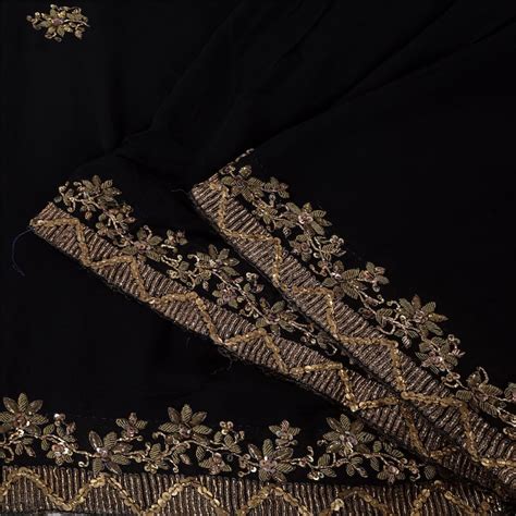 Buy Plain Georgette Saree Online In India - Etsy India