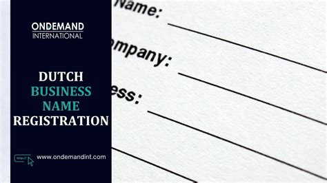 Dutch Business Name Registration: Secure Your Business Name In 4 Steps