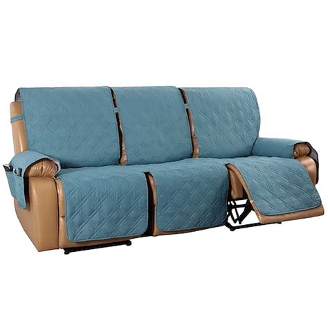 Loveseat Reclining Couch Covers with Console, Non-Slip Pet Cover for ...