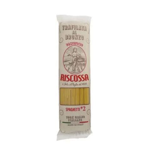 Spaghetti Bronze-cut Pasta,500g Riscossa – JITCO