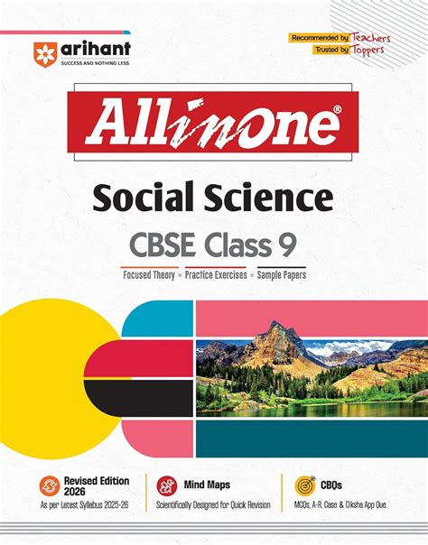 Arihant All in One Social Science Class 9 for CBSE Exams 2025-26 Revis ...