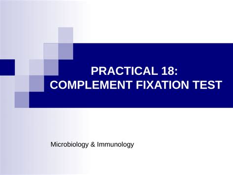 Image result for Complement-Fixation Test