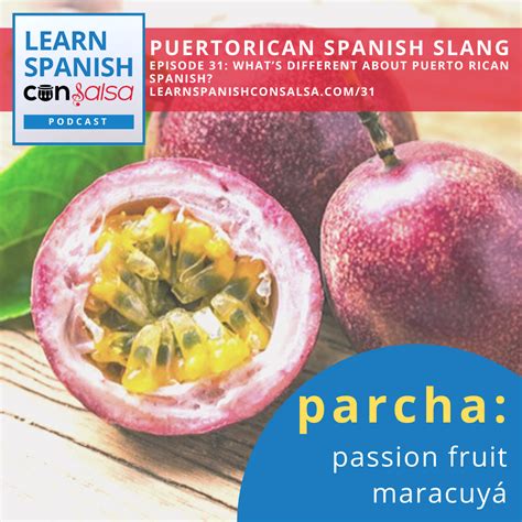 Puerto Rican Spanish words from episode 31 of the podcast: PARCHA: That ...